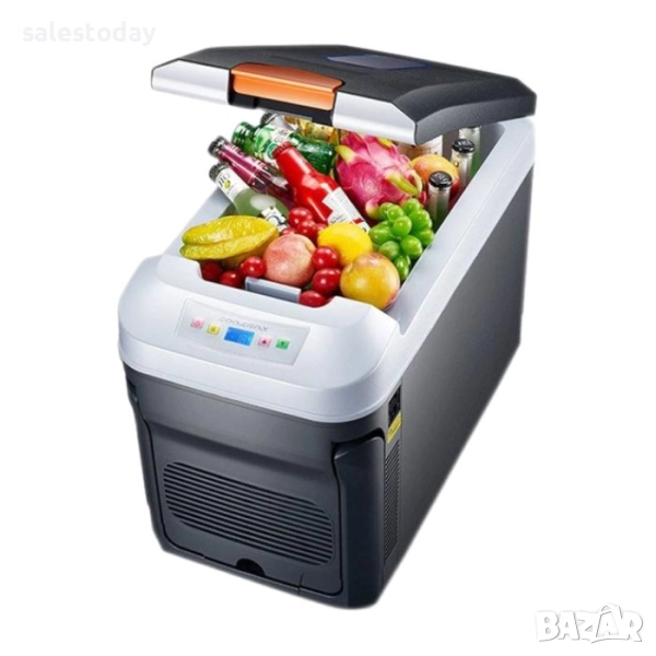 Хладилна кутия 25L 12V/24V/220V Охлаждане до -5°C и отопление до 68°C, снимка 1