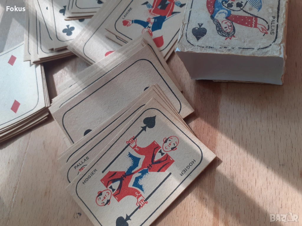 Стари мини колекционерски карти за игра TRIBOULET MONACO, снимка 1