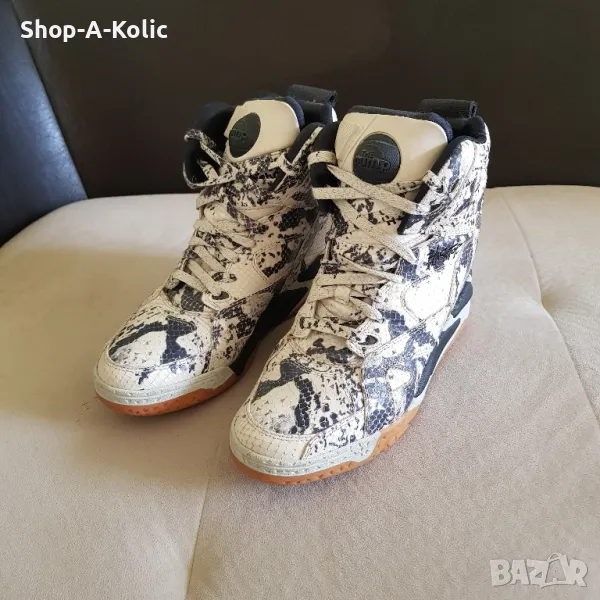 Rare Melody Ehsani X REEBOK Blacktop Pump Wedge Snakeskin "Python" Sneakers, снимка 1