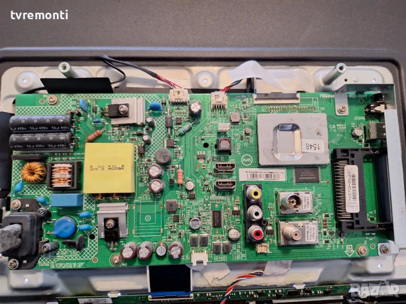 MAIN BOARD ,715G9040-C0A-002-004Y, for for PHILIPS 32PHS4112/12 for 32inc DISPLAY TPT315B5-AN10.S RE, снимка 1