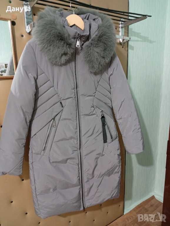 Топло зимно яке в комплект с чанта, снимка 1