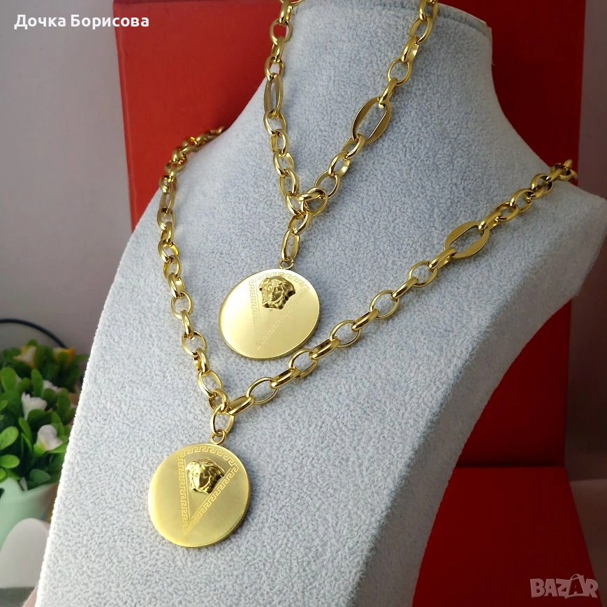 Versace Medusa Set- ланец и гривна , снимка 1