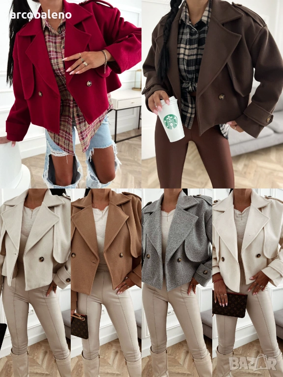 Дамско елегантно преходно яке, 9цвята , снимка 1