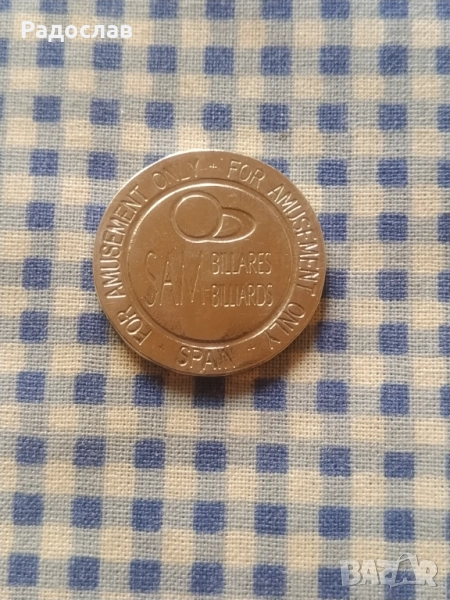 нов испански жетон, снимка 1