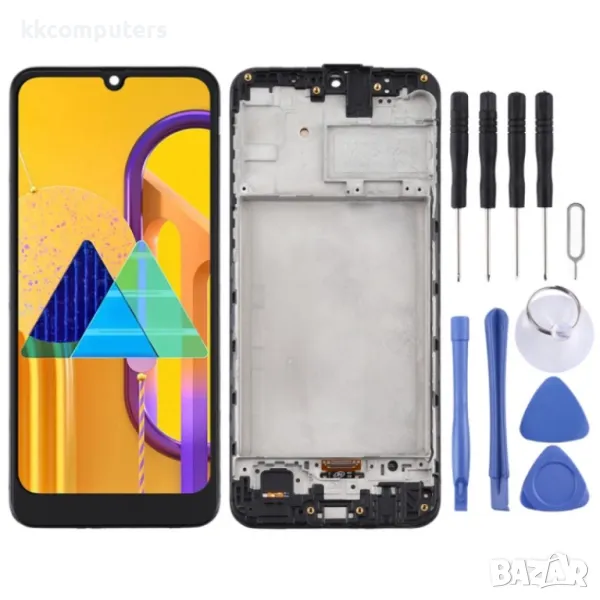 LCD Дисплей и Тъч Скрийн с Рамка за Samsung Galaxy M30s, снимка 1