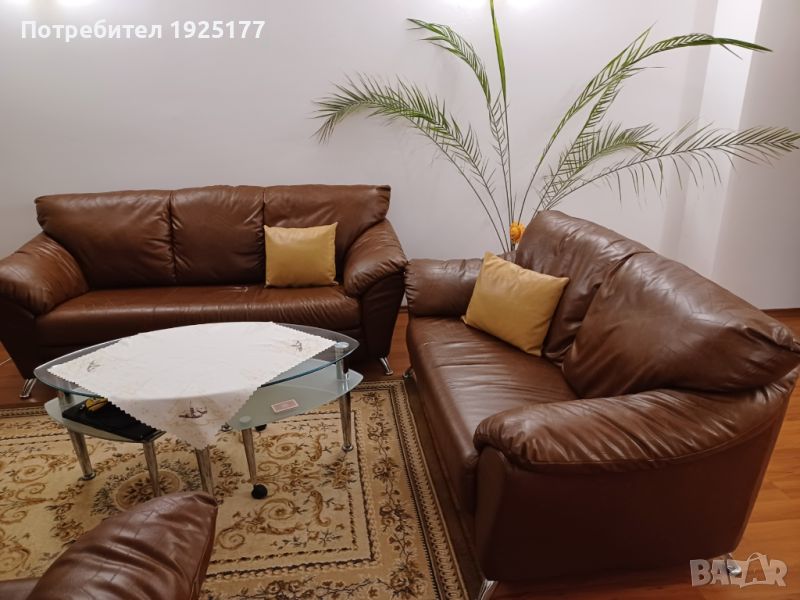 дивани  двойка250лв. и тройка350лв. комфорт синтетична кожа, снимка 1