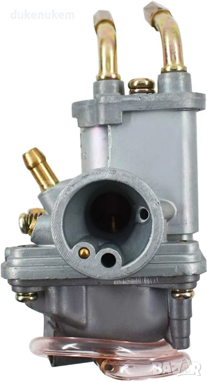 Карбуратор с въздушен филтър, газ-жило и смукач за Yamaha PW50/ Y-Zinger 50, снимка 1