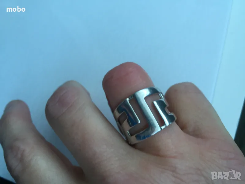 Красива нова сребърна халка, тегло 5.91г , проба 925. , снимка 1