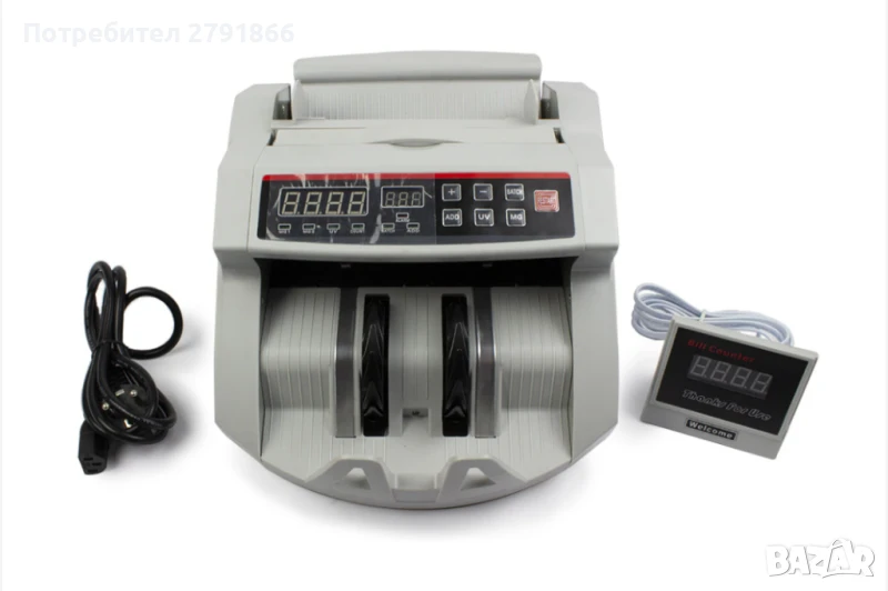 Банкнотобрoячна машина UV и MG открива фалшификати и повредени банкноти M UV/MG-2108, снимка 1