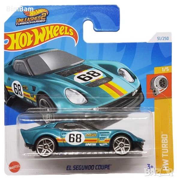 Оригинална количка Hot Wheels Unleashed 2 Turbocharged - EL Segundo Coupe, снимка 1