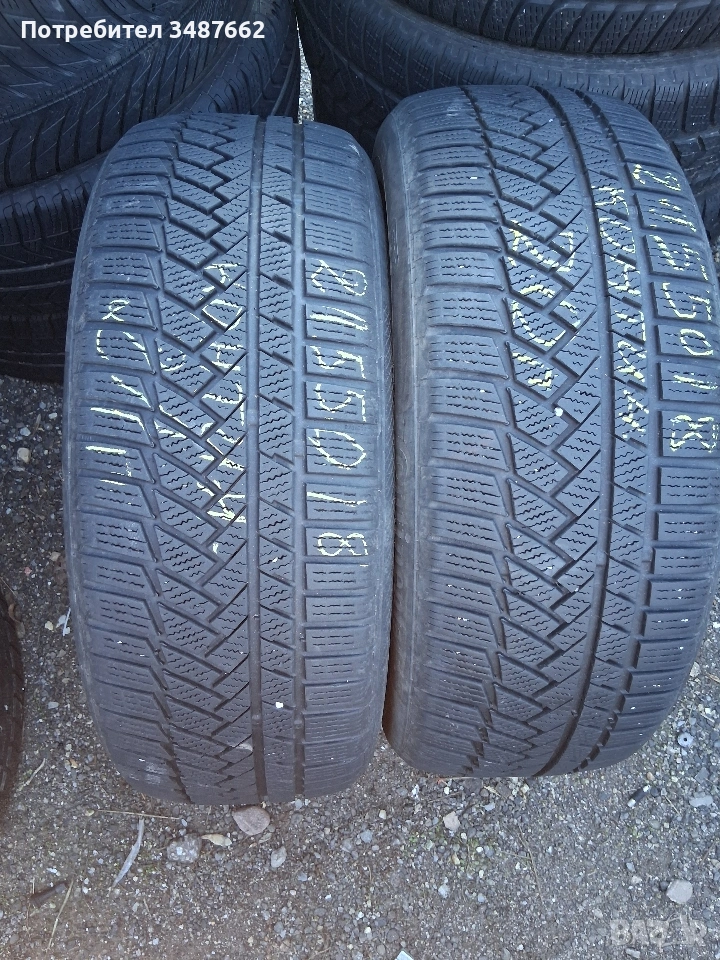215 50 18 Континентал 2бр зимни дот 2020г , снимка 1