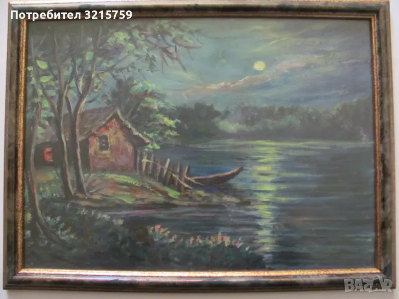 Оригинална картина , масло , картон , 40х30см., снимка 1