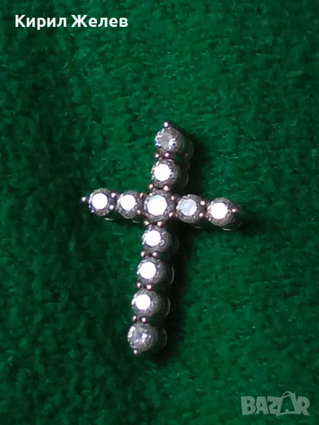 Старо сребърно кръстче 44366, снимка 1