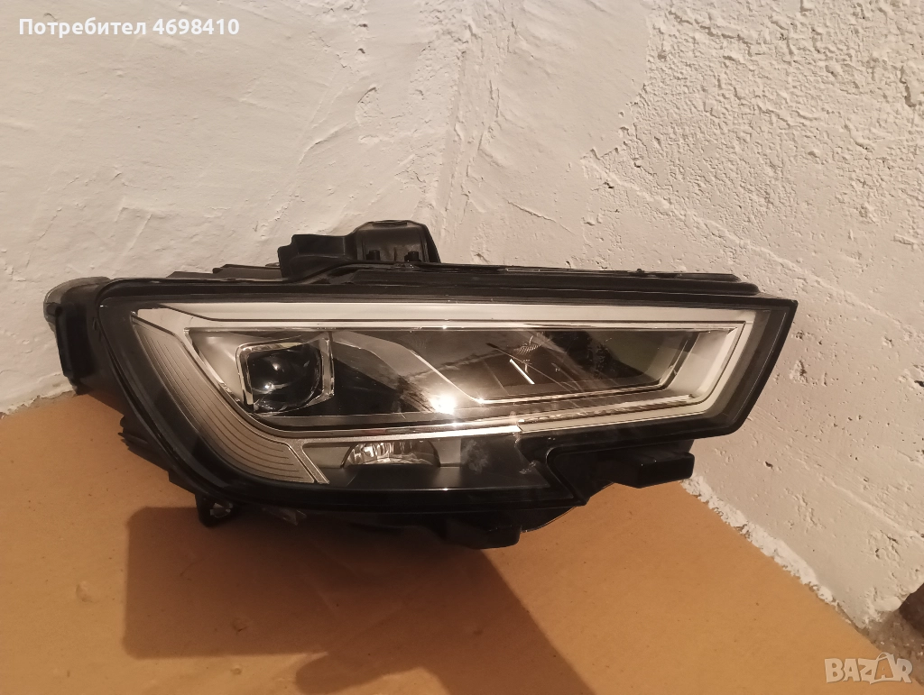 Десен фар Audi A3 S3 RS3 8V 8V0941034C full led  2017-2020 Ауди А3 8В фарове lqv far, снимка 1