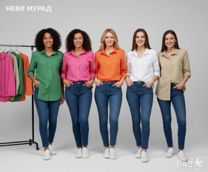 Дамски памучни ризи , снимка 1