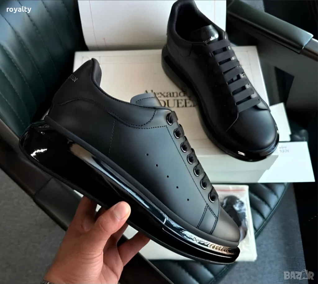 МЪЖКИ Alexander McQueen – Цвят Черно, снимка 1