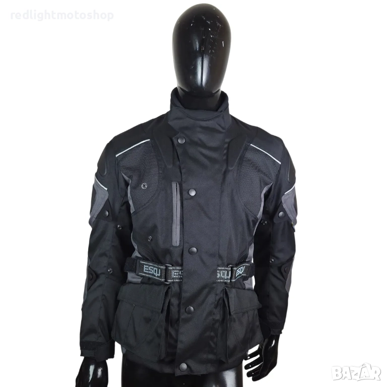 📌 5451 | ESQU Мъжко текстилно мото яке – размер S – 120 лв, снимка 1