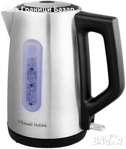 Нова Електрическа кана Russell Hobbs 1.7L, неръждаема стомана, 3000W, снимка 1