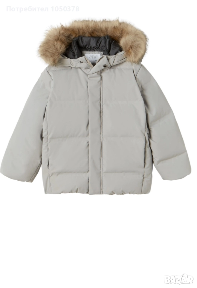 Zara детско яке: термо-запечатано пухено и водоотблъскващо 128-134см, снимка 1