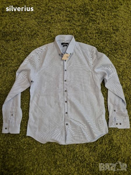 Памучна мъжка риза (нова), снимка 1