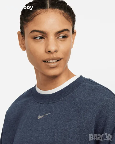NIKE W NSW ESS FLC CREW - страхотна дамска блуза С, снимка 1