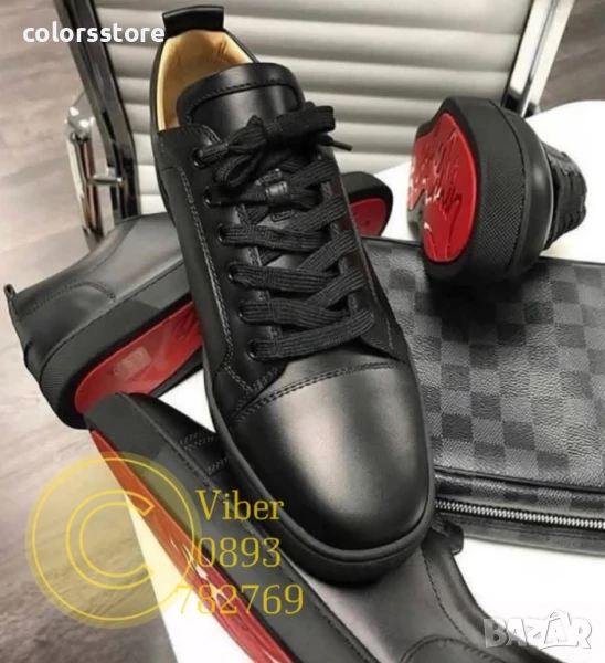 Мъжки черни обувки Cristian Labrotin/BR48x, снимка 1