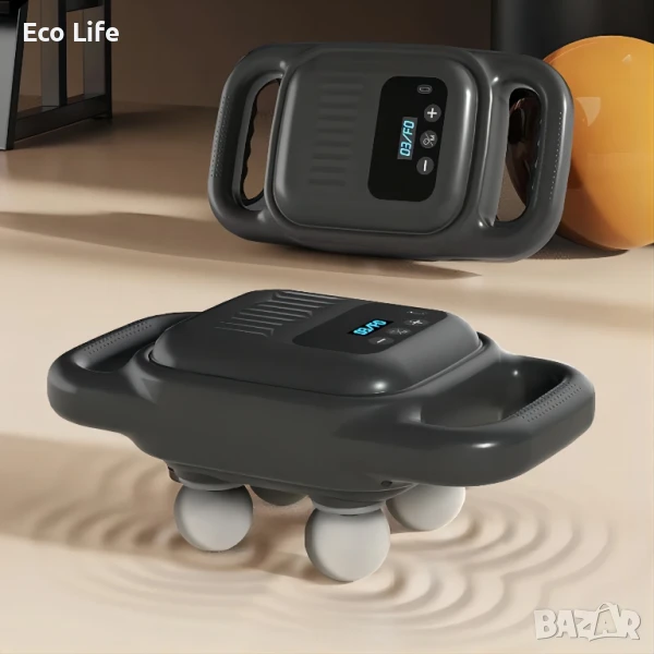 Уред за масаж с 4 вибриращи глави , снимка 1