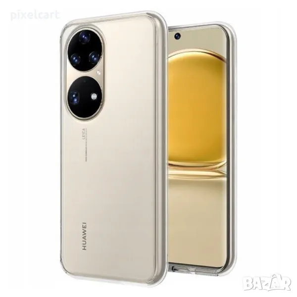 Силиконов калъф за Huawei P50, 0.5mm, Прозрачен, снимка 1