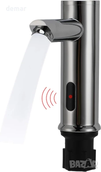 Безконтактен смесител за мивка за баня, Автоматичен смесител със сензор за движение, снимка 1