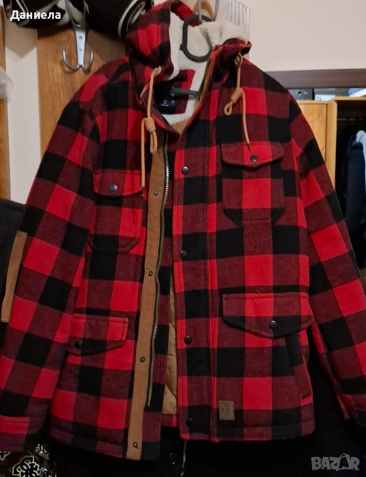 Bershka мъжко зимно палто, снимка 1