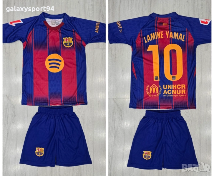 New 10 Детски екип Ламин Ямал 2026г Шарен комплект Ламин ямал Ново, снимка 1