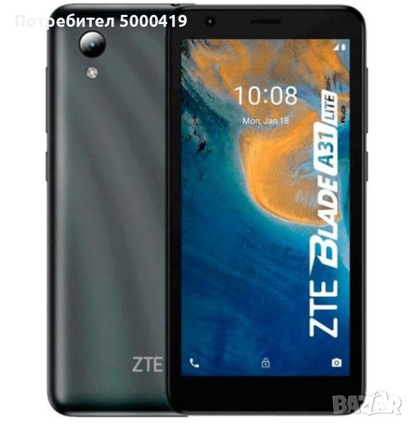 Чисто Нов ZTE+Слушалки.Гаранция., снимка 1