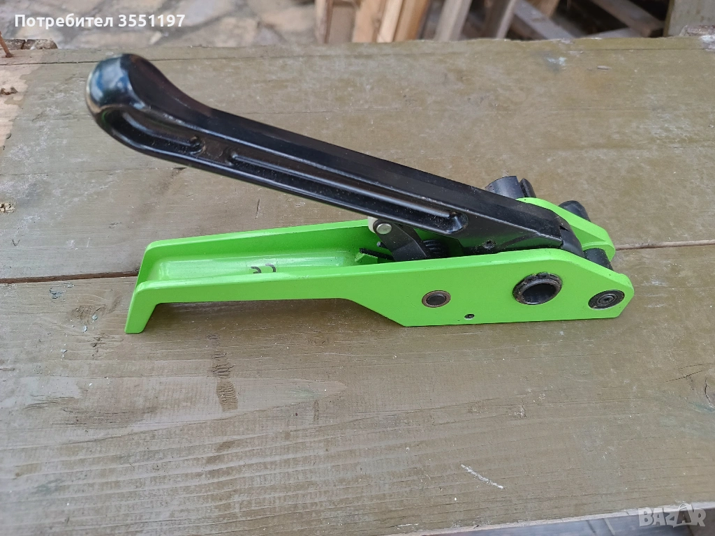 Неизползван Чембер машина - Ръчен обтегач за PP и PET чемберосващи ленти до 19мм, снимка 1