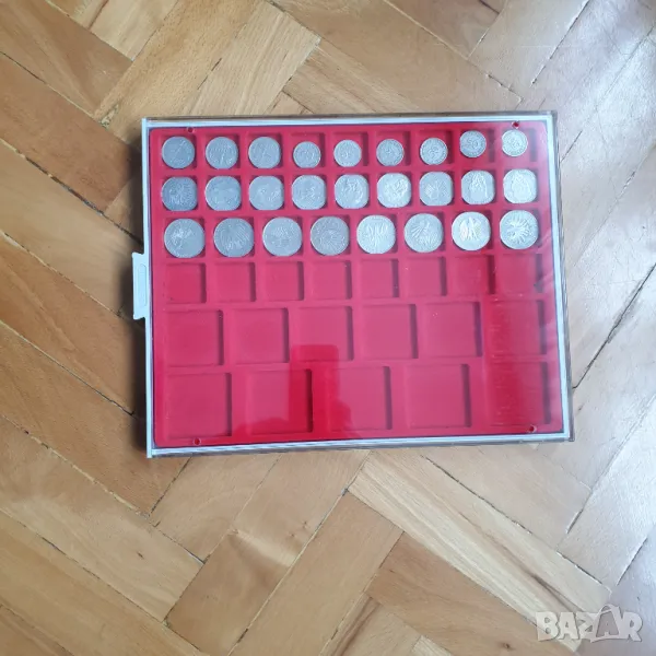 Немски никелови монети с кутия - 26 броя, снимка 1