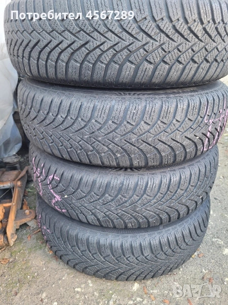 Железни джанти със зимни гуми за сузуки суифт 2006година, снимка 1