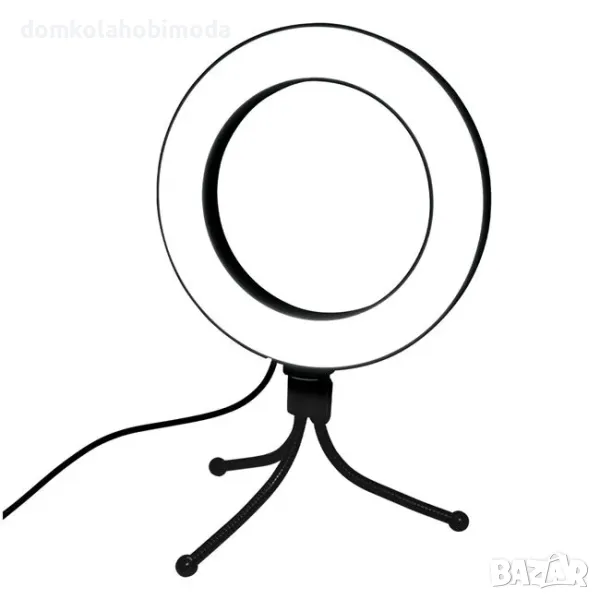 Лед ринг, Ring Light 48 LED със статив,3 цвята, 13 степени, снимка 1