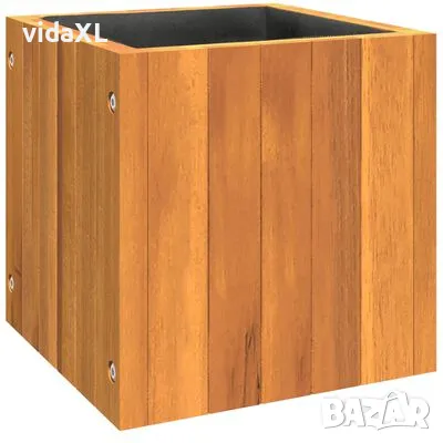 vidaXL Градинска кашпа 25x25x25 см масивна акация(SKU:366500, снимка 1