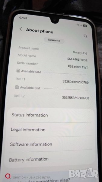 Samsung a16  4/128gb, снимка 1