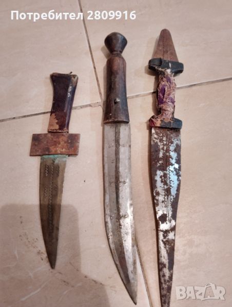 Лот от 3 арабски ножа, снимка 1