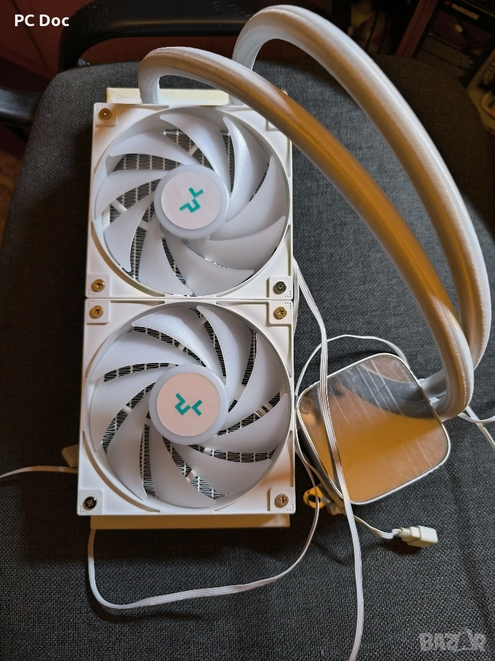 Водно охлаждане Deepcool LS520 SE WH, снимка 1