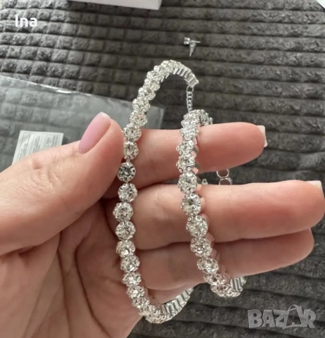 Бижута циркони, снимка 3 - Колиета, медальони, синджири - 51762911