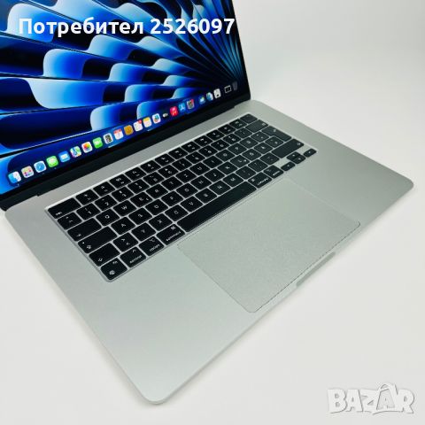 MacBook Air 15,3" M2 2023 SilverГаранция, снимка 5 - Лаптопи за работа - 46112664