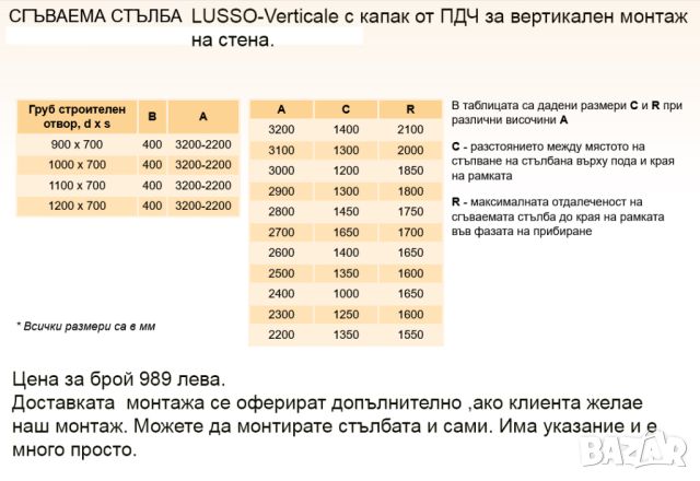 Тавански сгъваеми стълби, снимка 9 - Други стоки за дома - 46586702