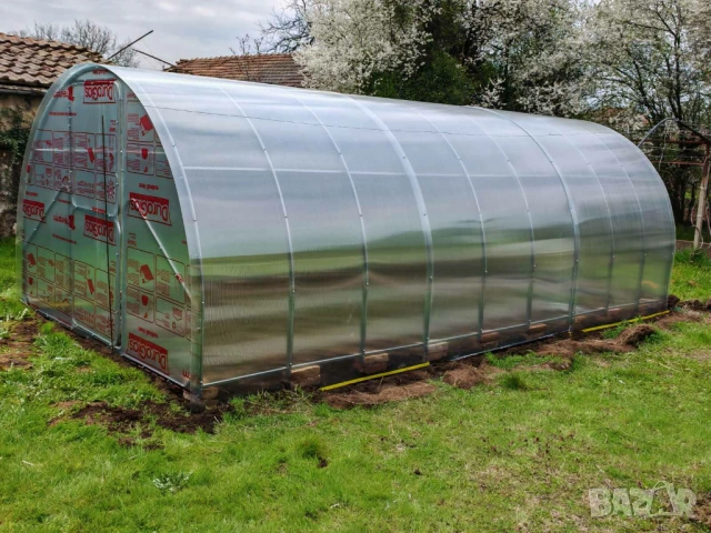 Оранжерия с поликарбонат 3х4 / 3х6 / 3х8 / 3х10 – Безплатна доставка