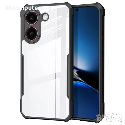 XUNDD Прозрачен Калъф за Xiaomi Poco X8 Pro 5G / Redmi Turbo 5 5G - TPU+Акрил, Airbag, 0.8mm защита,