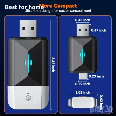 Безжичен адаптер CarPlay, снимка 6 - Други - 52334198