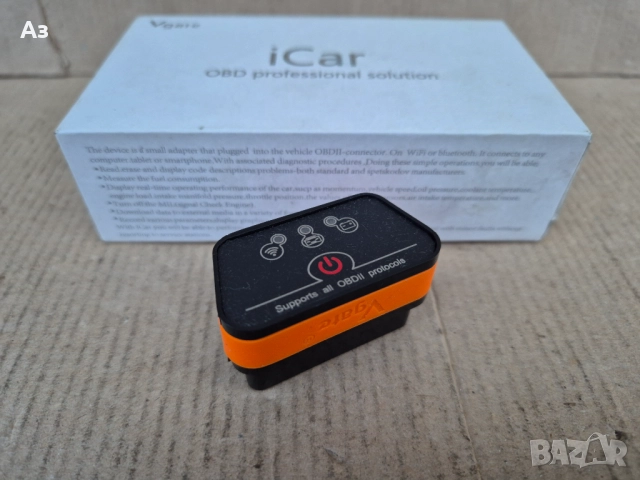 Vgate icar WiFi OBD2 адаптер за диагностика на автомобил, снимка 2 - Друга електроника - 52815966