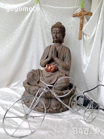 Стар фонтан, шадраван Буда, лотус, работещ, снимка 4 - Други стоки за дома - 45687054