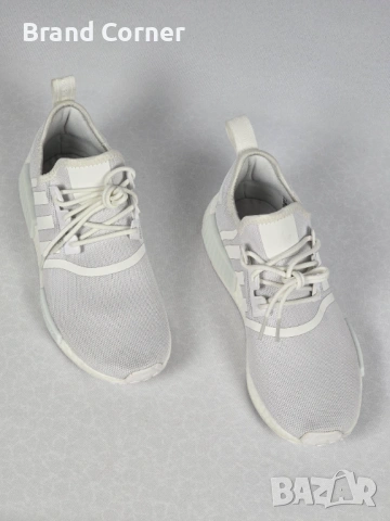 Оригинални маратонки adidas NMD R1 – Светлосиви / Off-white, снимка 2 - Маратонки - 54280433