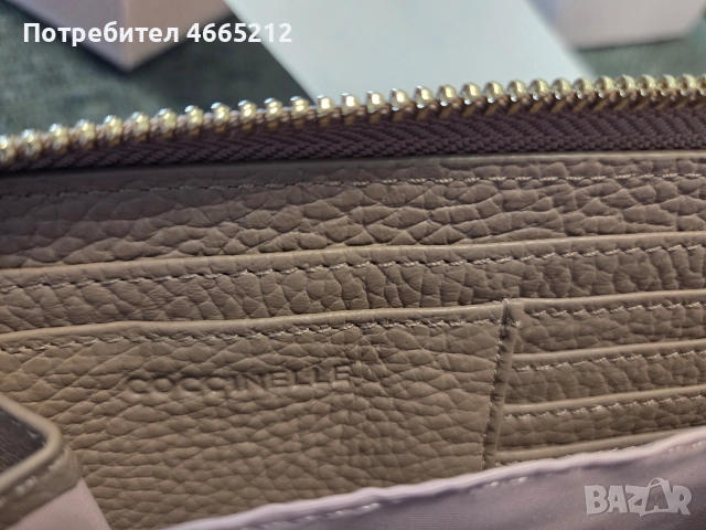 Кожено портмоне Coccinelle, снимка 5 - Портфейли, портмонета - 52602779